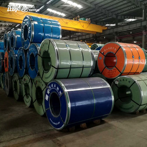 Bobina de Acero Galvanizado <span class=keywords><strong>PPGI</strong></span> de Alta Calidad Resistente a la Corrosión, Bobina de Acero Recubierta de Color Duro - Product Image 1