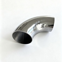 Connecteur de tuyau coudé moderne en acier inoxydable à 90 degrés, finition miroir, pour balustrade de balcon, escalier, hôtel et appartement
