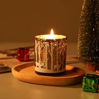Weihnachtskerzen Duftkerzen Luxus Großhandel Ausgehöhltes Glasgefäß Duftkerze Als Geschenk