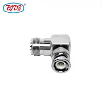 Fabricant BNC mâle coude vers UHF femelle SO-239 Jack 90 degrés angle droit RF Coax adaptateur coaxial convertisseurs