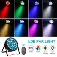 Projecteur PAR 120W 27x8W RGBW 4-en-1 DMX512 pour Scène, Discothèque, Fêtes, Noël, Halloween, Mariages