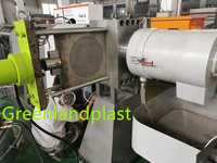 Machine de granulation par extrusion de déchets plastiques Greenlandplast 160 mm, ligne de pelletisation PP PE