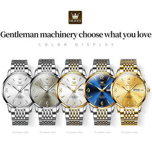 Reloj de Pulsera Automático OEM 9928, Esqueleto Dorado, Resistente al Agua, de Lujo, en Acero Inoxidable, Venta al Por Mayor, Personalizable, Mecánico para Hombre - Product Image 3