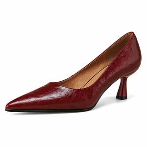 Chaussures à talons chaton <span class=keywords><strong>bleu</strong></span> <span class=keywords><strong>marine</strong></span> pour femme, en cuir véritable gaufré effet croco, à bout pointu, avec logo personnalisé, style classique, à enfiler, pour le bureau - Product Image 3