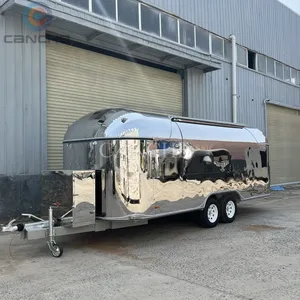 Remorque mobile multifonctionnelle pour la vente de nourriture en plein air, kiosque alimentaire personnalisé avec certification CE - Product Image 1