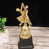 Trophée de danse personnalisé en plastique avec figurine de danseur, récompense de compétition sportive, souvenir, logo personnalisé pour événement de concours de danse