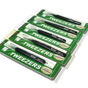 Allesd gốc VETUS chống tĩnh nhíp độ chính xác cao chống tĩnh thép không gỉ ESD Tweezer cho phòng sạch công cụ lắp ráp - Product Image 3
