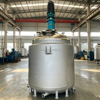 Réacteur chimique électrique agité de 2000 L en acier inoxydable avec chemise chauffante pour la production de résine alkyde