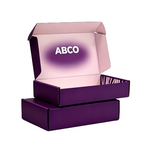 Boîtes à sandwich en carton ondulé gaufré en couleur personnalisée de haute qualité pour les collations en carton UV Advantage Made - Product Image 2