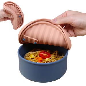 Multifunctional Reusable Silicone Mold Storage Mixing Bowls-Heatable <b>Microwavable</b> BPA Free Leak Proof for Baby/Kids - Product Image 3