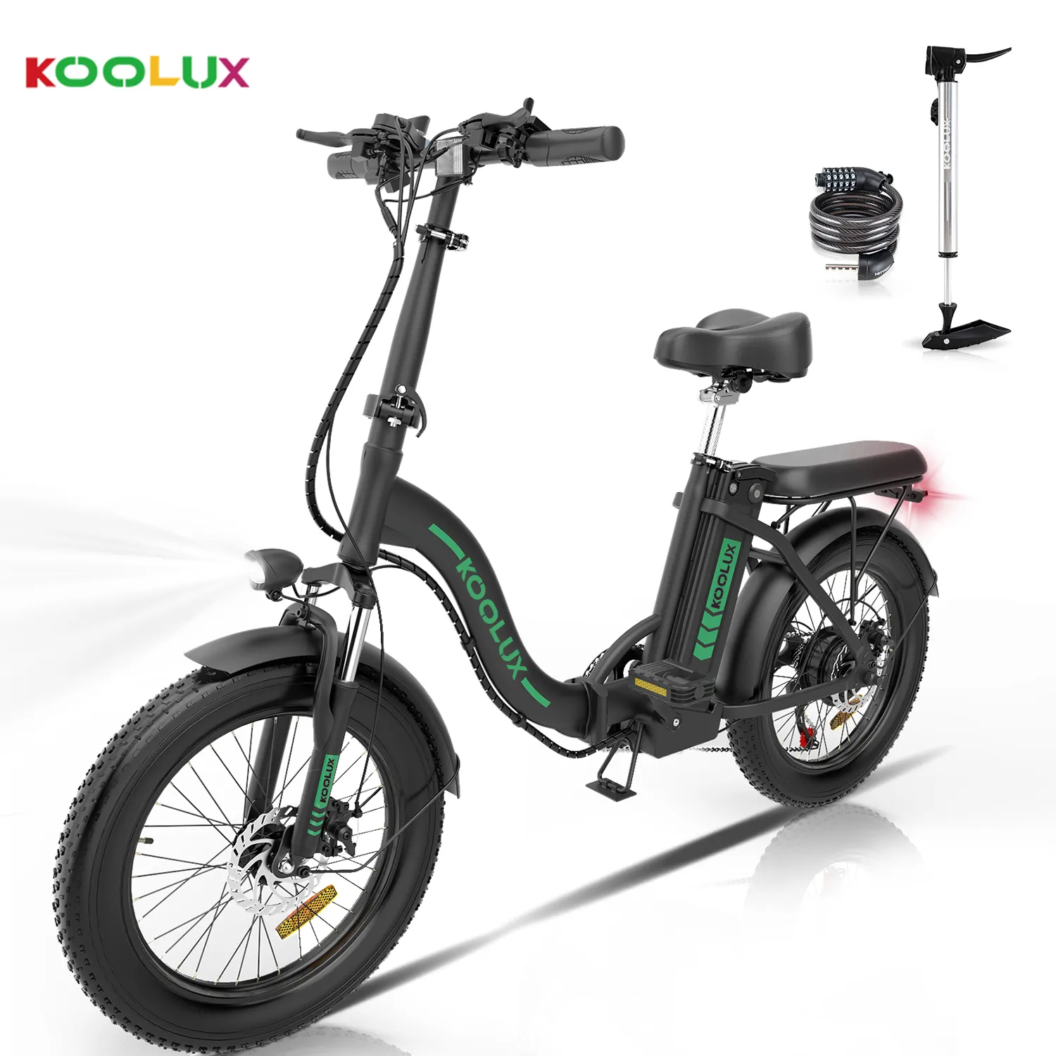 KOOLUX Großhandel 20 Zoll 750W 48V 14Ah Elektro fahrrad Aluminium legierung EU/US Warehouse Urban Mountain Fat Reifen Faltbares E-Bike