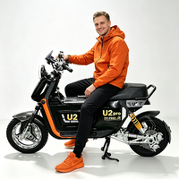 Moto électrique U2 Pro 3000W haute vitesse, batterie LiFePO4 60V70Ah ultra-résistante au froid, vélo électrique à pneus larges 90km/h pour la Russie