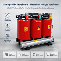 Transformateur de puissance triphasé à retour de charge (flyback) de type sec 10kV 35kV, 10kVA à 2000kVA, bobinage en cuivre, résine coulée, pour système solaire connecté au réseau