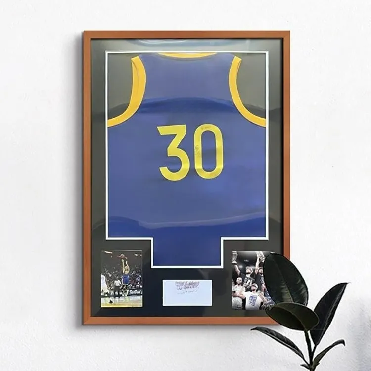 2023 Hot Sell Sports Jersey Display Case Memorabilia Wall Hanging Display Case Shadow Box Durable Frame