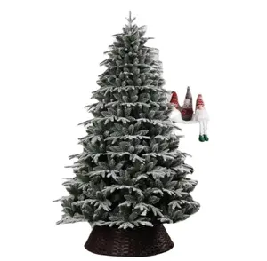 Рождественская елка от производителя, Современная искусственная Рождественская елка, большая зеленая белая искусственная Рождественская елка