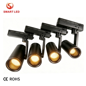 Projecteur LED COB encastré commercial à zoom CE CB, 5W-30W, haute luminosité, CCT 2700K 4000K 6500K, avec bouton de réglage - Product Image 3