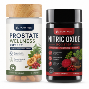 Hot Selling Prostate Wellness Circulation Support Performance Recovery Plant Extract Nitric Oxide Booster 2 In 1 Supplements - Product Image 1