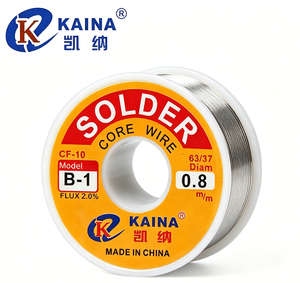 Alambre de Soldadura de Plomo <span class=keywords><strong>KAINA</strong></span> B-1 Original, Alambre de Soldadura con Núcleo de Resina Sin Limpieza, 800g por Bobina - Product Image 1