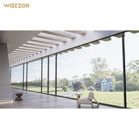 Ventanas de Aluminio Abatibles Modernas de Diseño Nuevo Wazzor, Perfil de Aluminio para Ventanas con Marco Interior