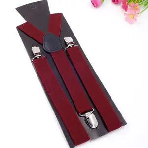 Suspensórios de suporte personalizados em forma de designer, suspensórios elásticos de roxo para homens e mulheres, suspensório ajustável de forma