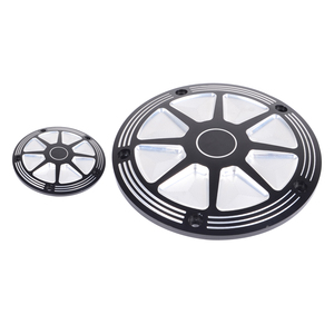 Cubierta de Distribución Derby de 5 Orificios para <span class=keywords><strong>Harley</strong></span> Softail Deluxe <span class=keywords><strong>Dyna</strong></span> <span class=keywords><strong>Super</strong></span> <span class=keywords><strong>Glide</strong></span> <span class=keywords><strong>Custom</strong></span> 2005-2013 FLHTK ELHXSE Softail Fat Boy Low 2010-2013 - Product Image 4