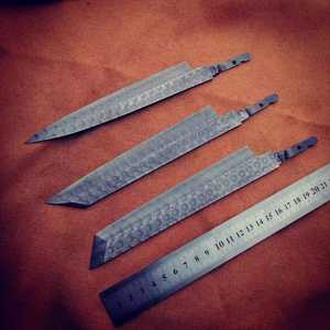 LHYDM3 Custom Kengata coltello a lama bianca fai da te Sakimaru Blank cucina lame giapponesi Fugubiki damasco acciaio - Product Image 3