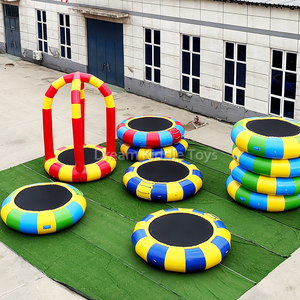 La hét Bungee <span class=keywords><strong>Jumper</strong></span> Rides Carnival trò chơi vui chơi giải trí thiết bị nước an toàn <span class=keywords><strong>Inflatable</strong></span> Bungee nhảy Trampoline để bán - Product Image 6