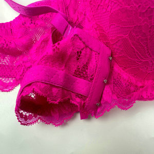 1.26 đô la mô hình ywb040 vú 38-42b bán buôn đẩy cộng với kích thước dây lớn đầy đủ cốc tự dính thiết kế mới nhất áo ngực với ren - Product Image 6