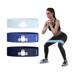 Logo personalizzato Fasce di Resistenza Forza <span class=keywords><strong>Booty</strong></span> Fasce In Tessuto Elastico Loop Bande di Esercizio - Product Image 1