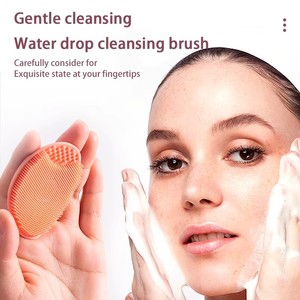 Cepillo de Limpieza de Silicona Portátil, Suave, para Cabello, Rostro, Maquillaje, Champú para Bebés, Herramienta de Belleza para Baño - Product Image 3