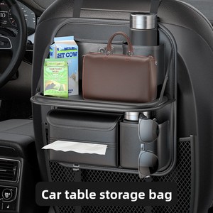 Children's Car <strong>Seat</strong> Back Organizer <strong>Storage</strong> Bag with Folding Table and Tray for Rear <strong>Seat</strong> - Product Image 3