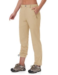 Pantalones de Senderismo para Hombre, Ligeros, Resistentes al Agua, Transpirables, de Nailon, con 6 Bolsillos - Product Image 5