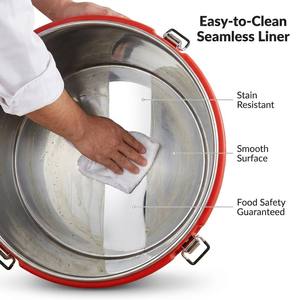 Juego de Recipientes Térmicos Profesionales para Alimentos, de Acero Inoxidable y PP, para Restaurantes, Entrega a Domicilio, Comedores Escolares y Almacenamiento - Product Image 2