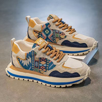 Hongyan - Zapatos Deportivos Modernos para Hombre, con Suela Gruesa, Cómodos para Viajar y el Tiempo Libre
