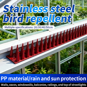 Barbelures <span class=keywords><strong>anti</strong></span>-pigeons en PP pour dissuasion des <span class=keywords><strong>corbeaux</strong></span>, des mésanges et des pigeons - Product Image 2