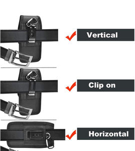 Riñonera para iPhone 16 PRO MAX Funda de Nailon con Clip para Cinturón y Ranura para Tarjeta de Crédito - Product Image 4