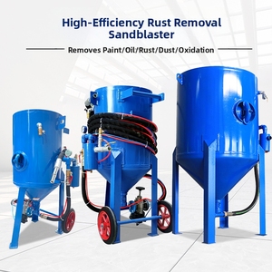 Gỉ loại bỏ áp lực cao ướt di động máy phun cát nồi Hướng dẫn sử dụng máy phun cát bể khô ướt phun cát không bụi đánh bóng - Product Image 2