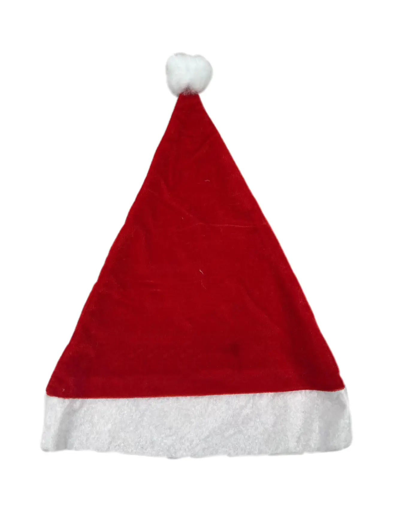 Topi Satu Lapis Padat dengan Tepi Umum Jual Panas Topi Natal Hadiah Natal Topi Natal