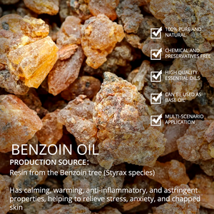 100% น้ำมันเบนซินน้ำมันเบนซิน Styrax benzoin ธรรมชาติและบริสุทธิ์สำหรับทำเครื่องสำอาง - Product Image 3