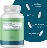 Capsules de biotine à marque privée ODM/OEM, à base de plantes, bénéfiques pour les cheveux, la peau et les ongles