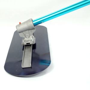 Alat tangan pisau apung beton biru dengan tongkat Glider ujung bulat baja biru yang besar-pisau sekop Fresno - Product Image 4