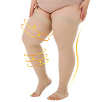Chaussettes de compression mi-mollet pour hommes et femmes 20-30 mmHg, bas médicaux pour varices avec logo sur le corps et le bord du bas