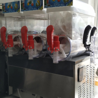 Machine à slush commerciale à économie d'énergie, machine à granita pour boissons glacées, idéale pour les buffets d'hôtel