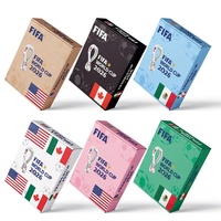 Carpeta Personalizada con Recubrimiento UV para la Copa Mundial de Fútbol 2026 |   Empaque de Cartón Corrugado Reciclable Ecológico de Alta Calidad para Calcetines