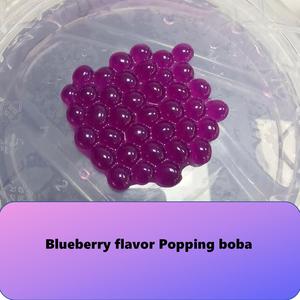1.3kg di <span class=keywords><strong>perle</strong></span> di Boba di sapore Taiwan palla di succo di mirtillo istantaneo sapore Boba scoppiettante per i caffè del negozio di bevande da Dessert - Product Image 2