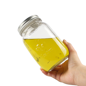 150ml 300ml 500ml 1000ml Multi Tailles Large Bouche Maison <span class=keywords><strong>Cuisine</strong></span> Kimchi Stockage Caviar Herbe Gelée Verre Mason Jar - Product Image 5