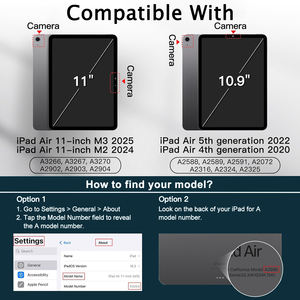 Funda Retro a Cuadros Verde y Blanco para <span class=keywords><strong>iPad</strong></span> <span class=keywords><strong>Air</strong></span> 11/<span class=keywords><strong>10.9</strong></span> Pulgadas M3 M2 <span class=keywords><strong>M1</strong></span> A14, Carcasa Trasera Antigolpes - Product Image 4