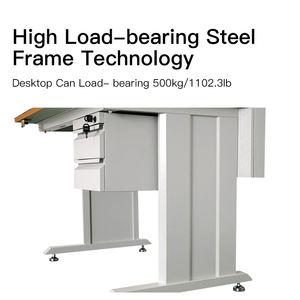 โต๊ะเหล็กอเนกประสงค์ขนาดกลางโต๊ะตรวจสอบโต๊ะทำงานพร้อมไฟ - Product Image 6