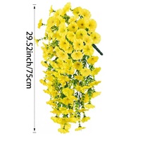 Hete Aanbieding Kleurrijke Real Touch Kunstmatige Morning Glory Bloemdecoratie Handgemaakt Afstuderen Thanksgiving Pasen Kerstmis Huisdecoratie