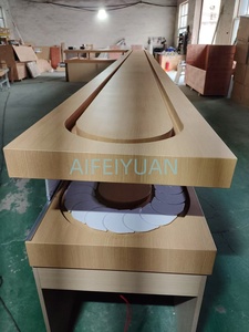 Yüksek kalite paslanmaz çelik konveyör bant beyaz suşi akıllı gıda teslimat ayarlanabilir hız restoranlar için yeni durum - Product Image 4